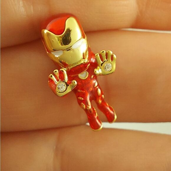 925 Silver Iron Man Marvel The Avengers Charm - Picture 3 of 7